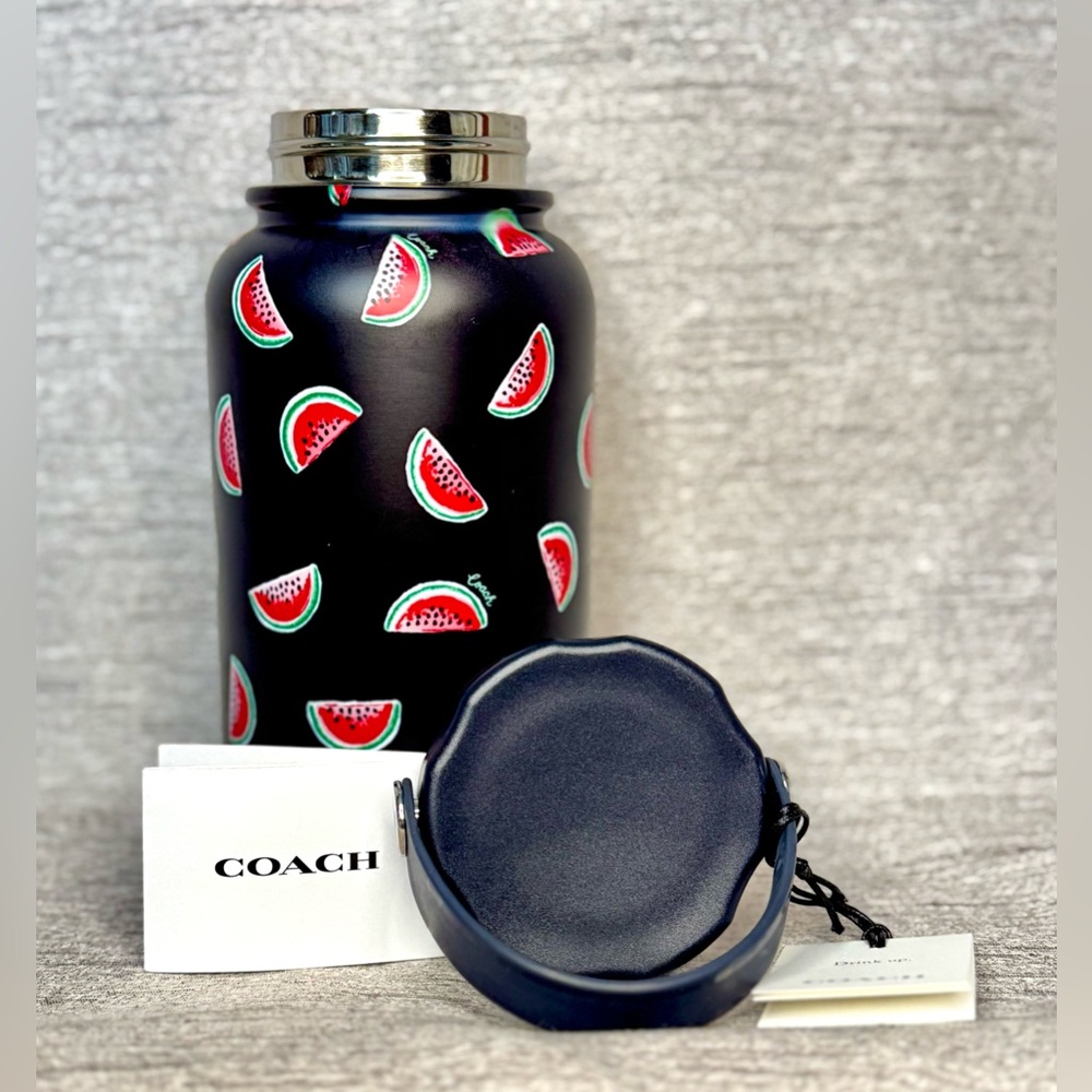 Coach Watermelon Stainless Steel Water Bottle - NWT 25oz Style 2041 - SOLD OUT!
